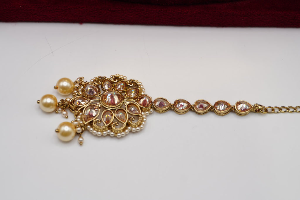 SASHMEENA REVERSE POLKI NECKLACE SET | SIMZDESIGNZZ |