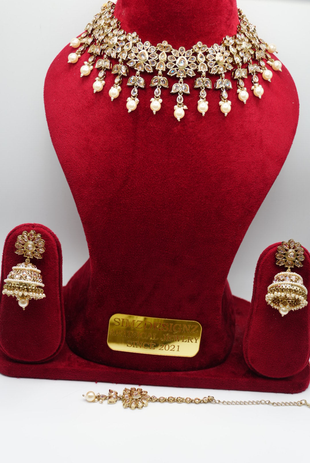 Set Design Z AMRIT REVERSE POLKI NECKLACE SET | SIMZDESIGNZ | – Simz Designz