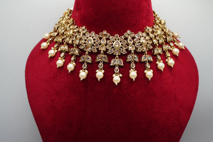 AMRIT REVERSE POLKI NECKLACE SET | SIMZDESIGNZ |