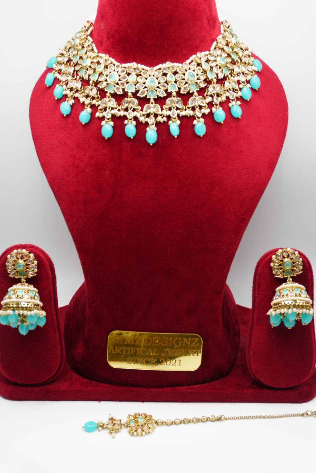 AMRIT REVERSE POLKI NECKLACE SET | SIMZDESIGNZ |