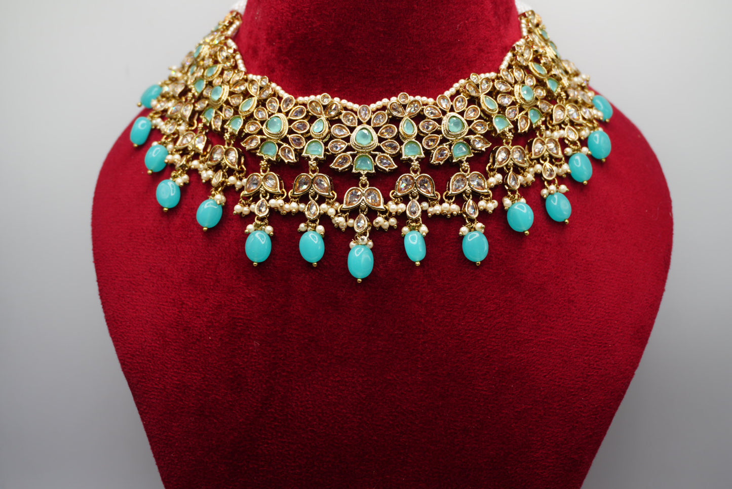 AMRIT REVERSE POLKI NECKLACE SET | SIMZDESIGNZ |