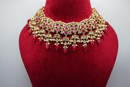 AMRIT REVERSE POLKI NECKLACE SET | SIMZDESIGNZ |