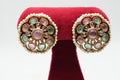 FLOWER SHAPED POLKI STUD| SIMZDESIGNZZ |