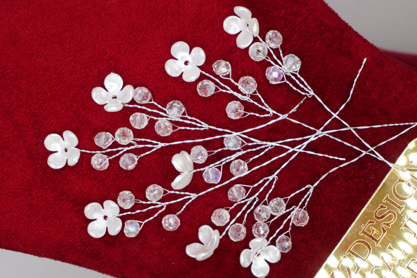 WHITE FLOWER DESIGNED HAIR ACCESSORY | SIMZDESIGNZ |