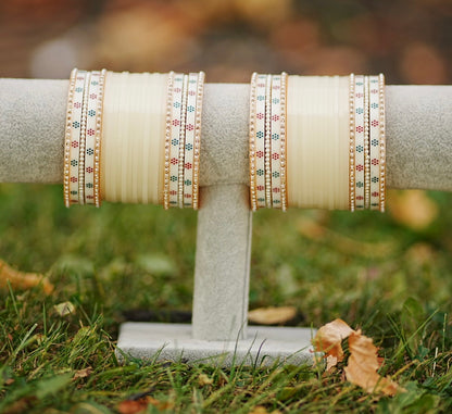 STONED-WORKED BANGLES CHOODA | SIMZDESIGNZ |