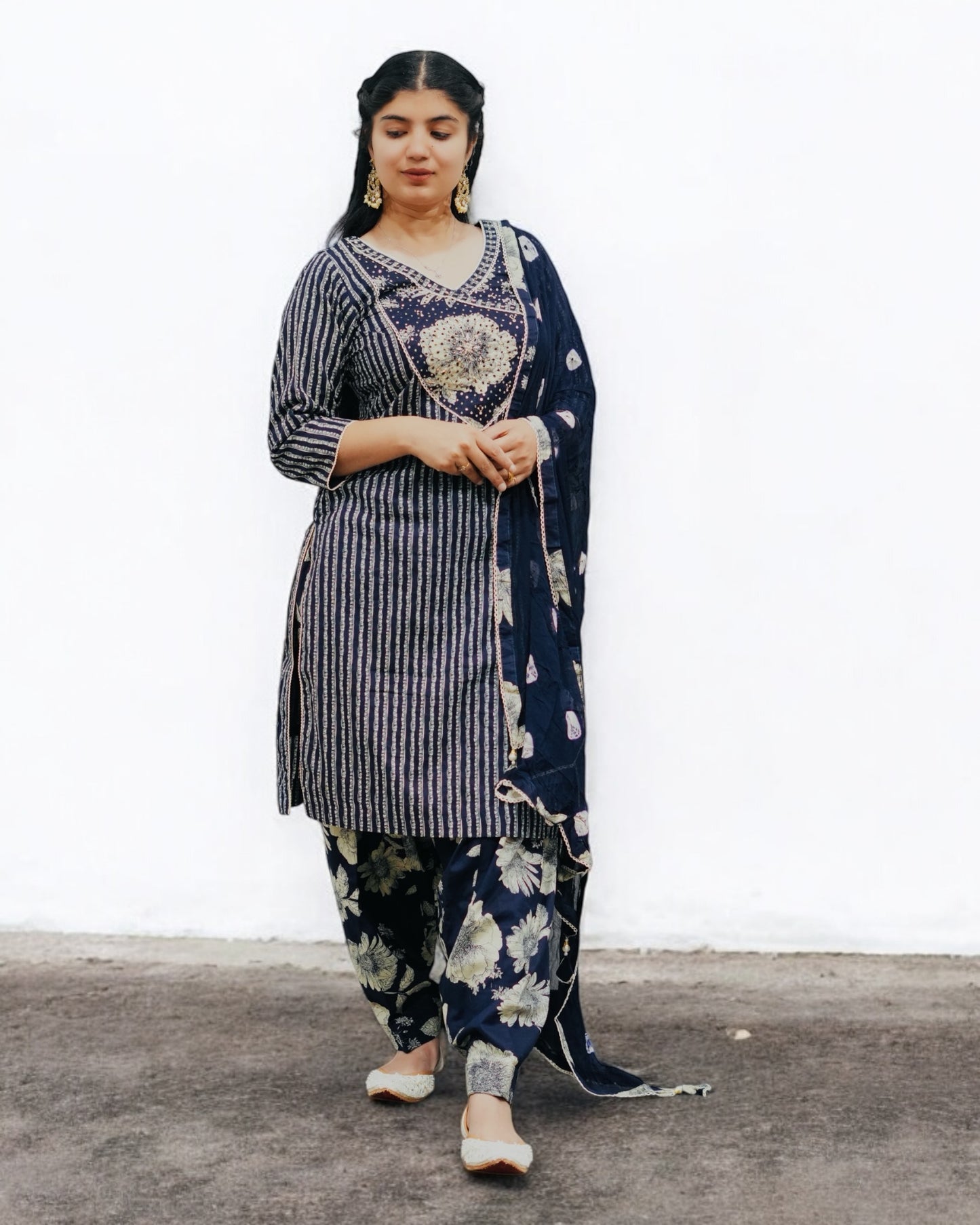 Navy Blue Salwar Suit  | SIMZDESIGNZLTD | SUITS |
