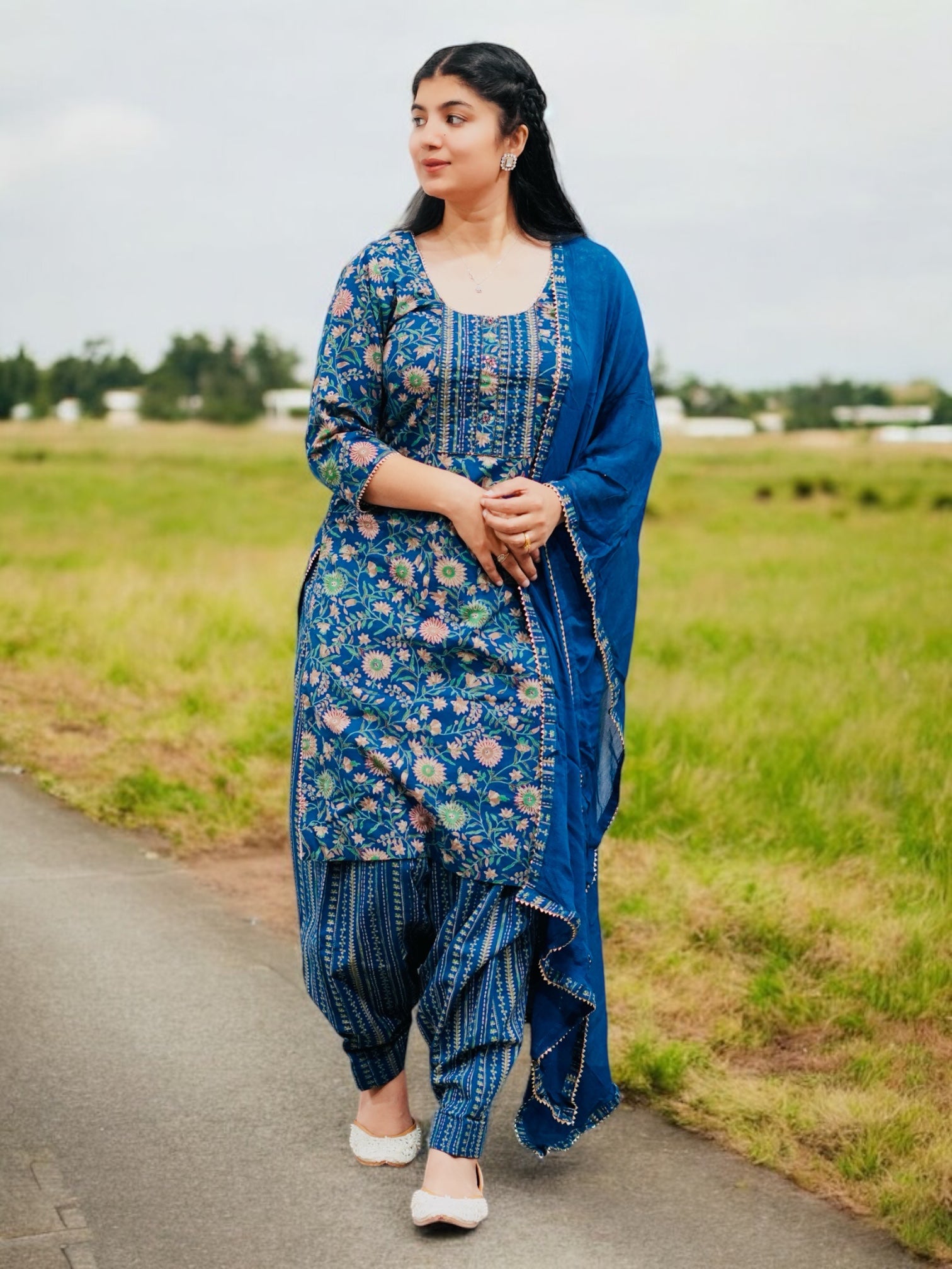 Designer Cotton Salwar Suit | SIMZDESIGNZ | SUITS |