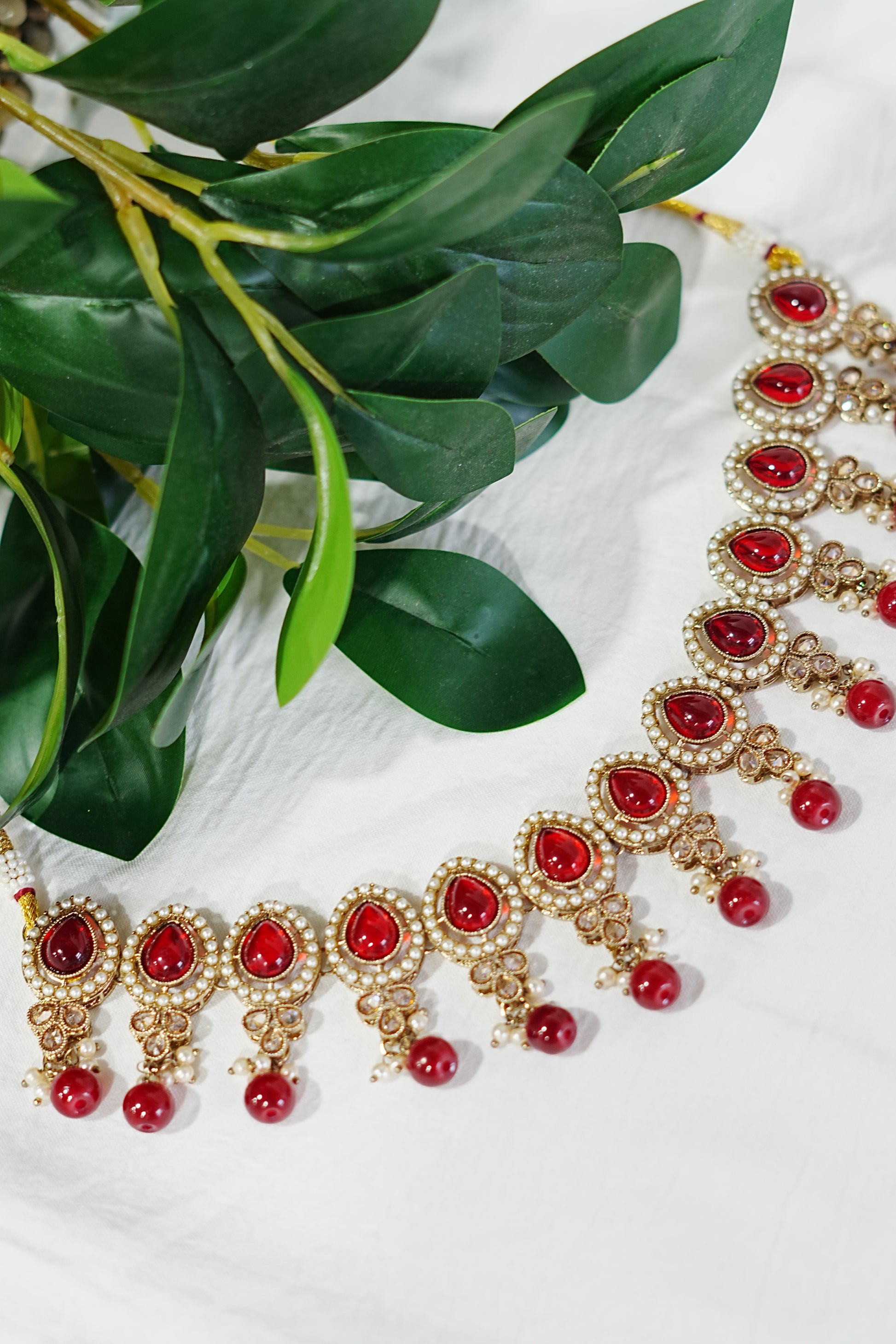 Single Line Polki Necklace | SIMZDESIGNZ |