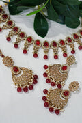 Single Line Polki Necklace | SIMZDESIGNZ |