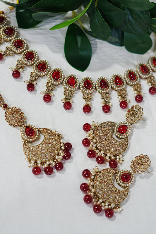 Single Line Polki Necklace | SIMZDESIGNZ |