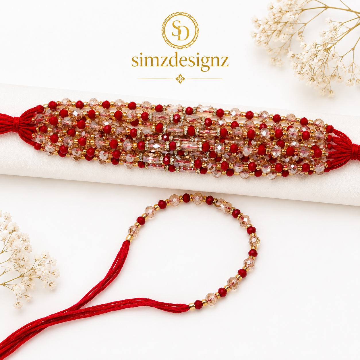 Real Pearl Rakhi Thread .........