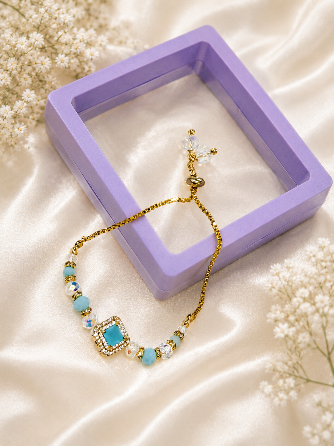 Diamond-Shaped Ad Rakhi Bracelets For Bhabi