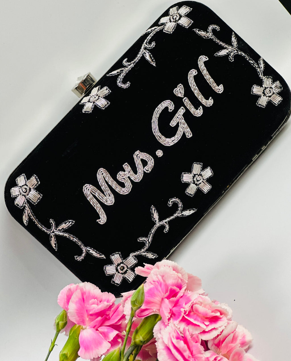 Beautiful Velvet  Handcrafted Clutch | Simzdesignz |