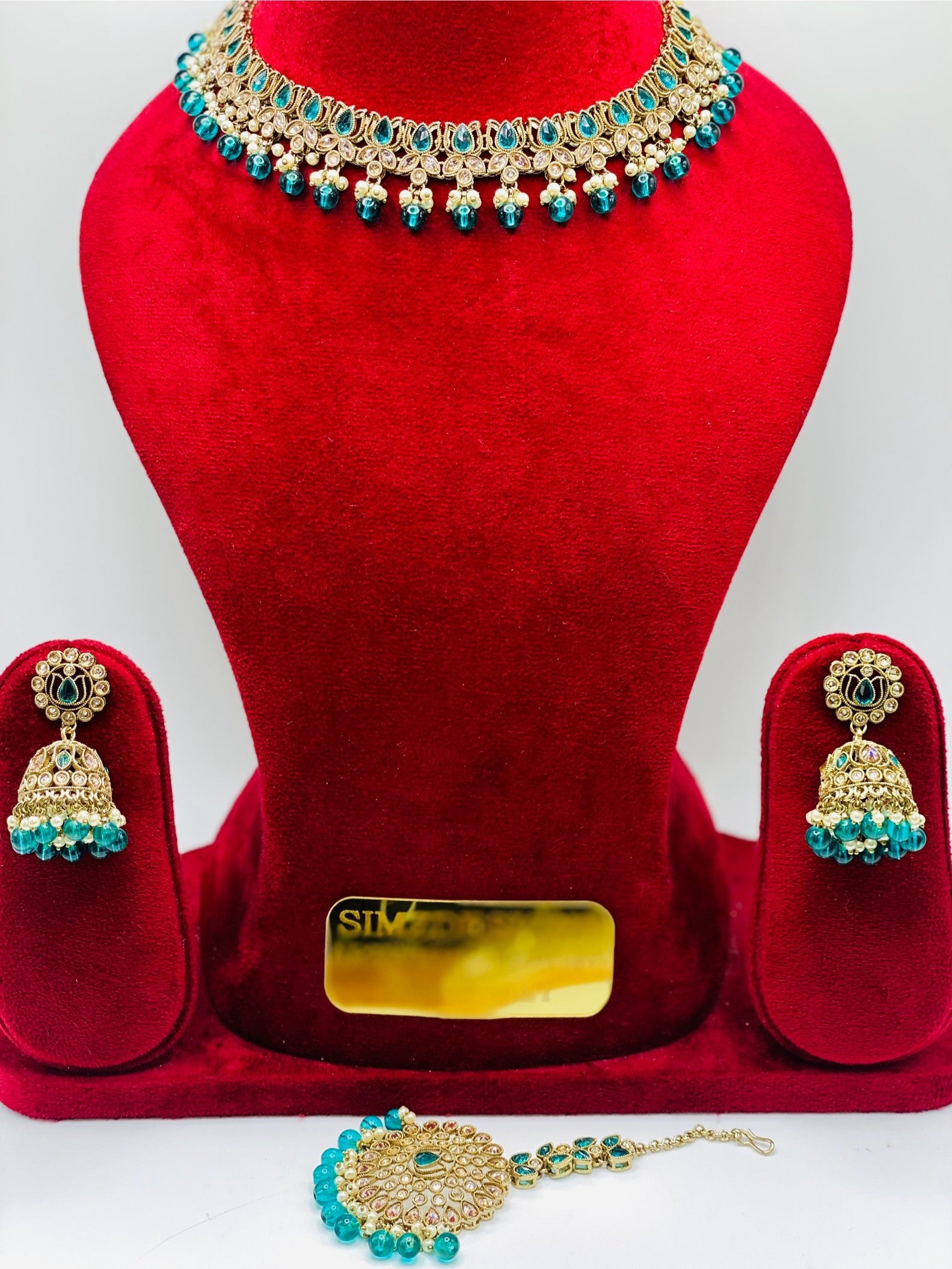 FLOWER SHAPE POLKI NECKLACE | SIMZ DESIGNZ |