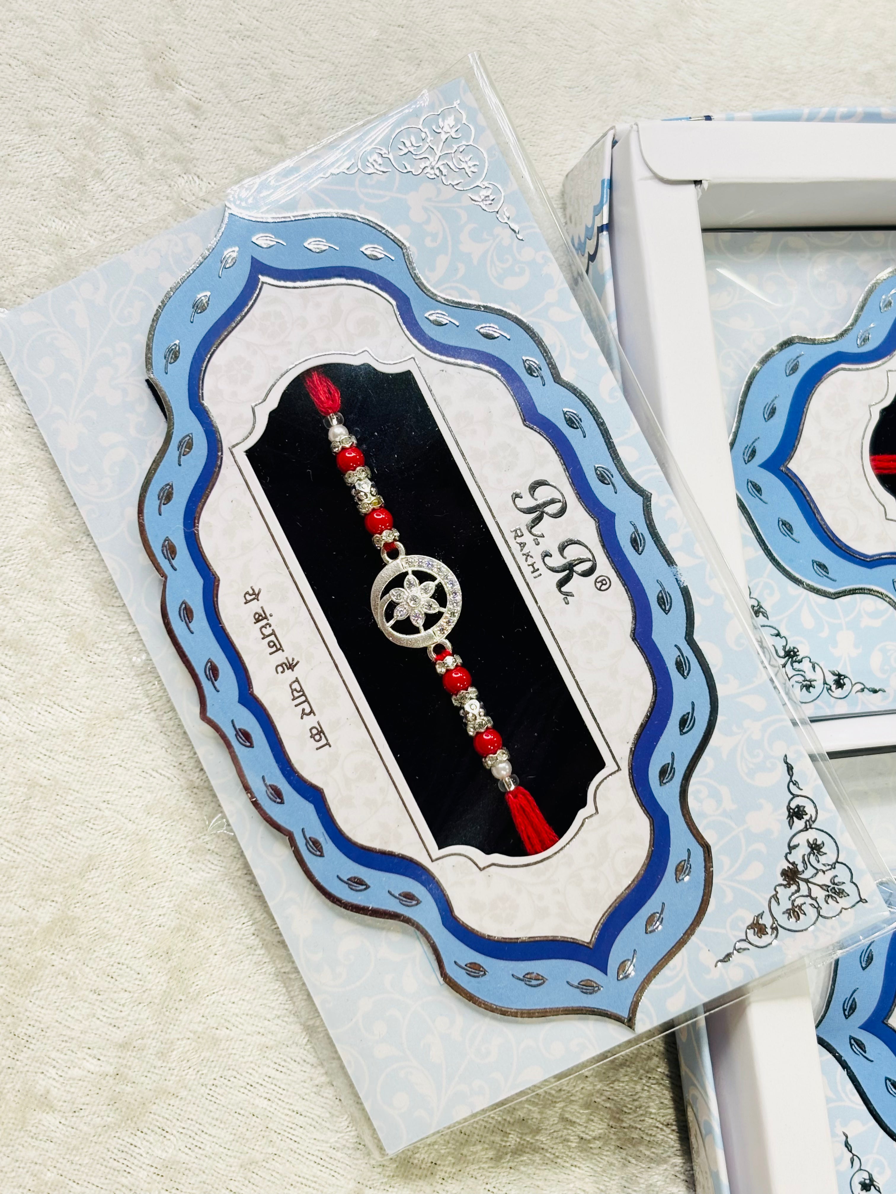 SILVER RAKHI
