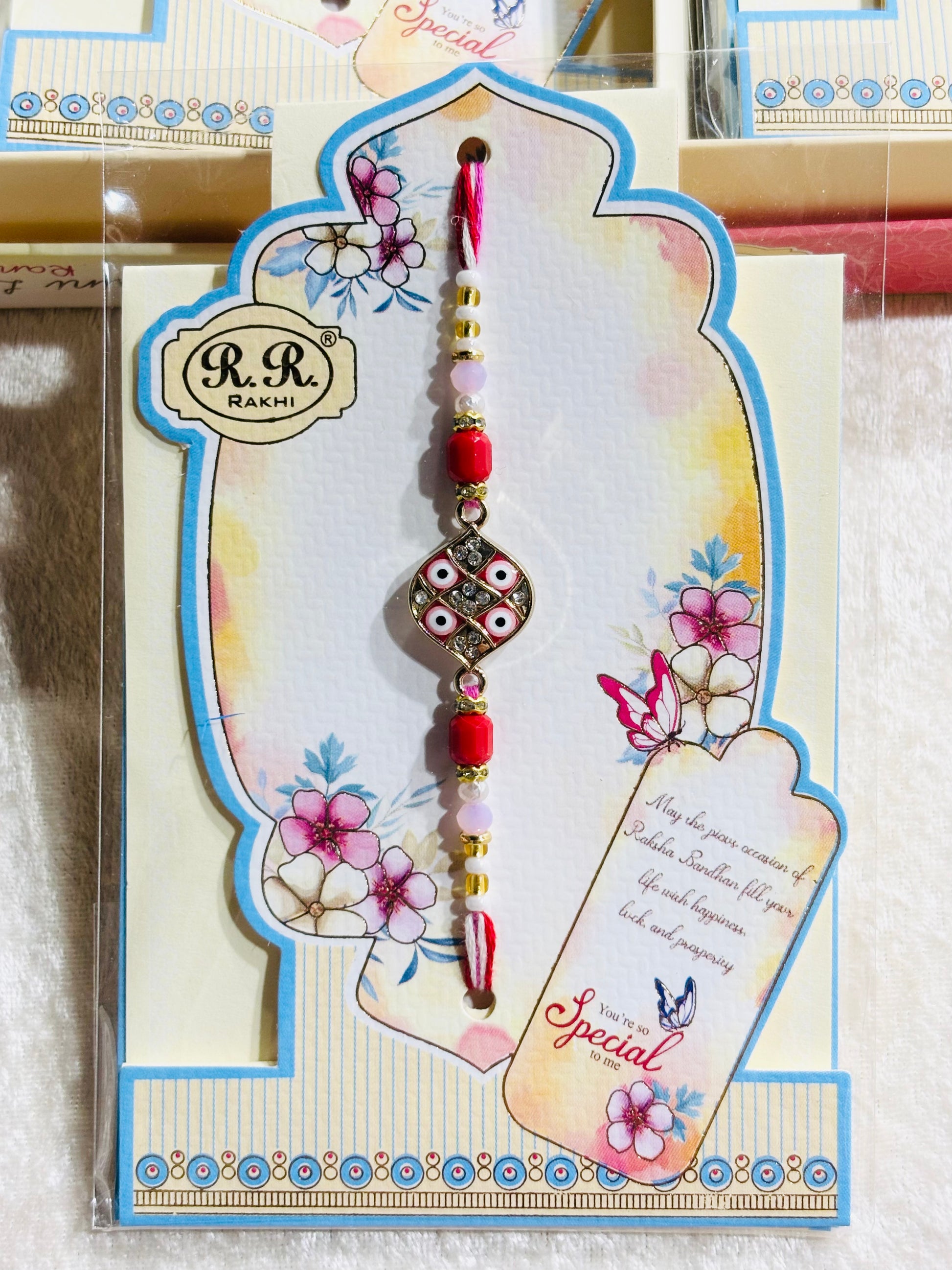 MEENKARI EVIL EYE RAKHI .