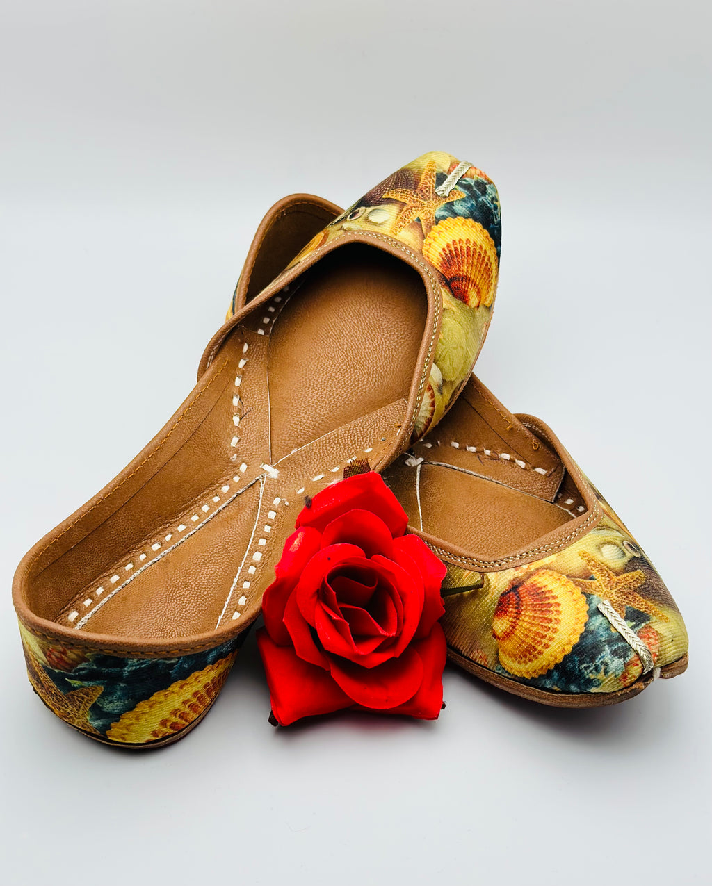 Yellow-Sea Punjabi Jutti | Simzdesignzz |