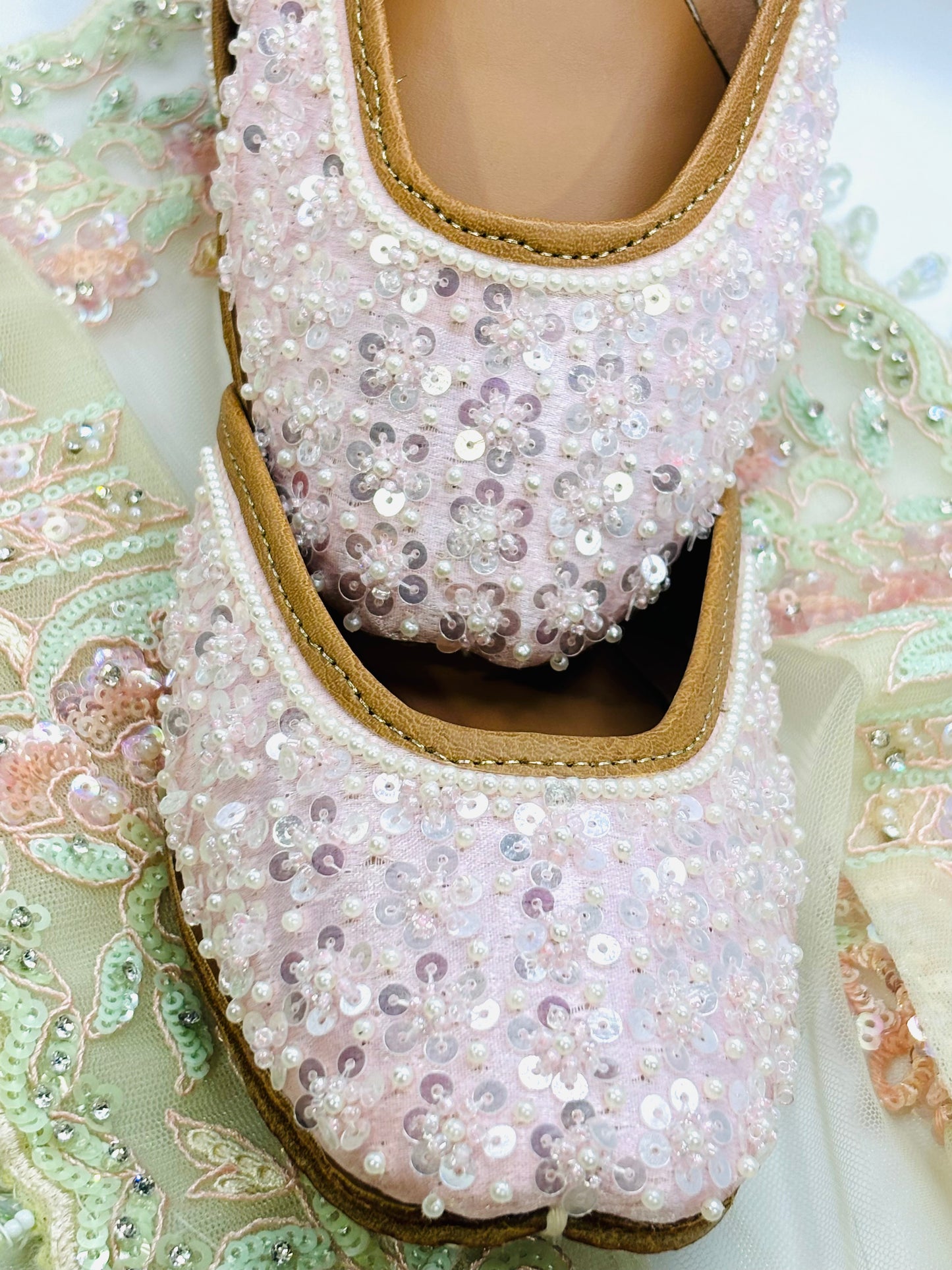 BABY BLUSH PEARL PUNJABI JUTTI