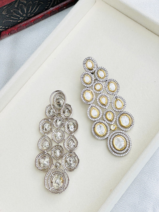 Nyla American Diamond Earrings | Simzdesignzz |
