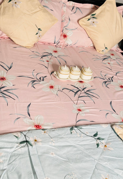 Raha Queen Sized Bedsheet/Comforter Set | Simzdesignzz |