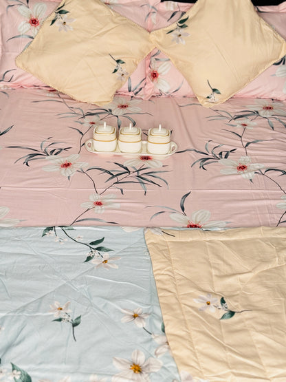 Raha Queen Sized Bedsheet/Comforter Set | Simzdesignzz |