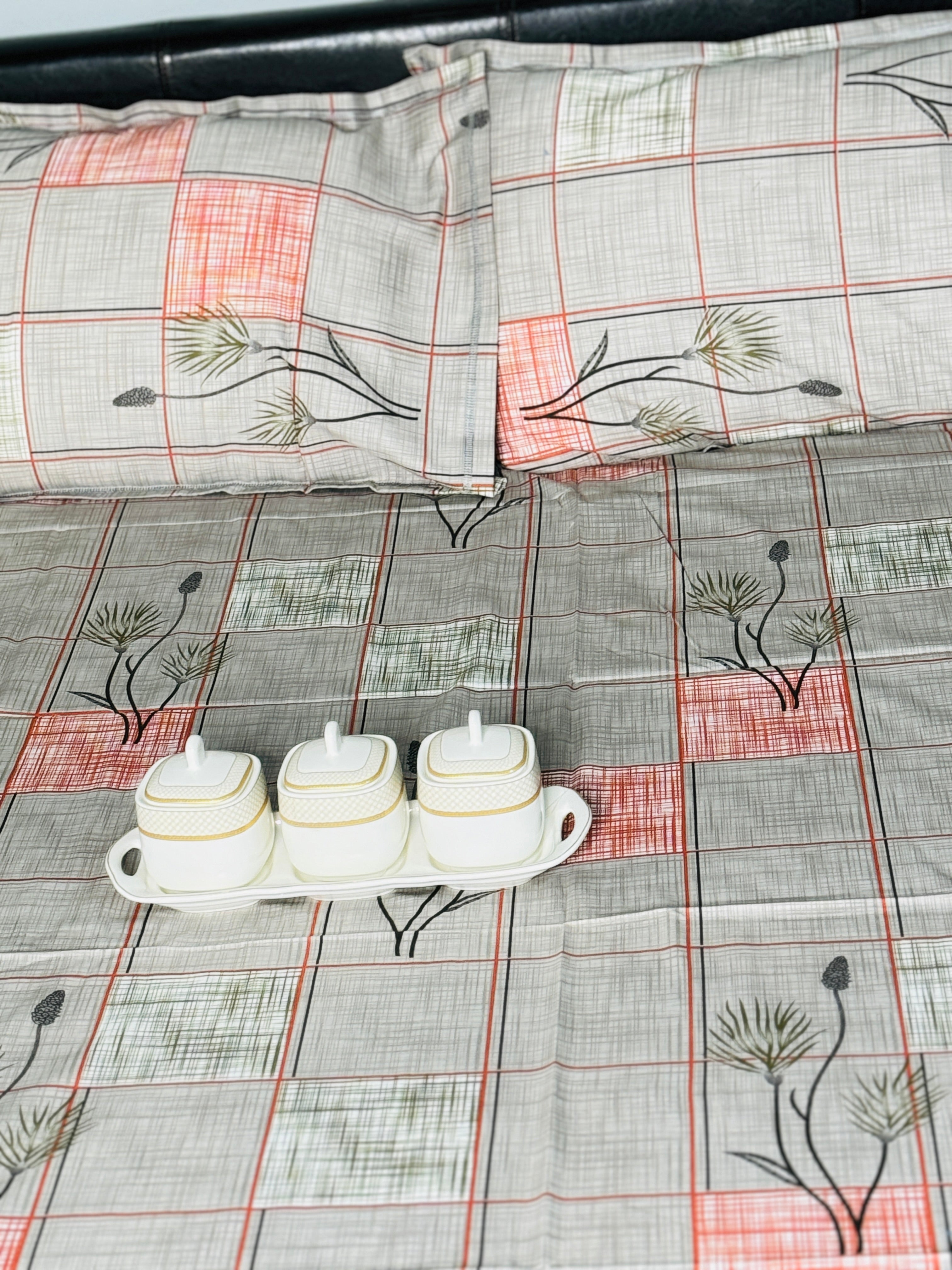 Alia King Sized Bedsheet | Simzdesignzz |