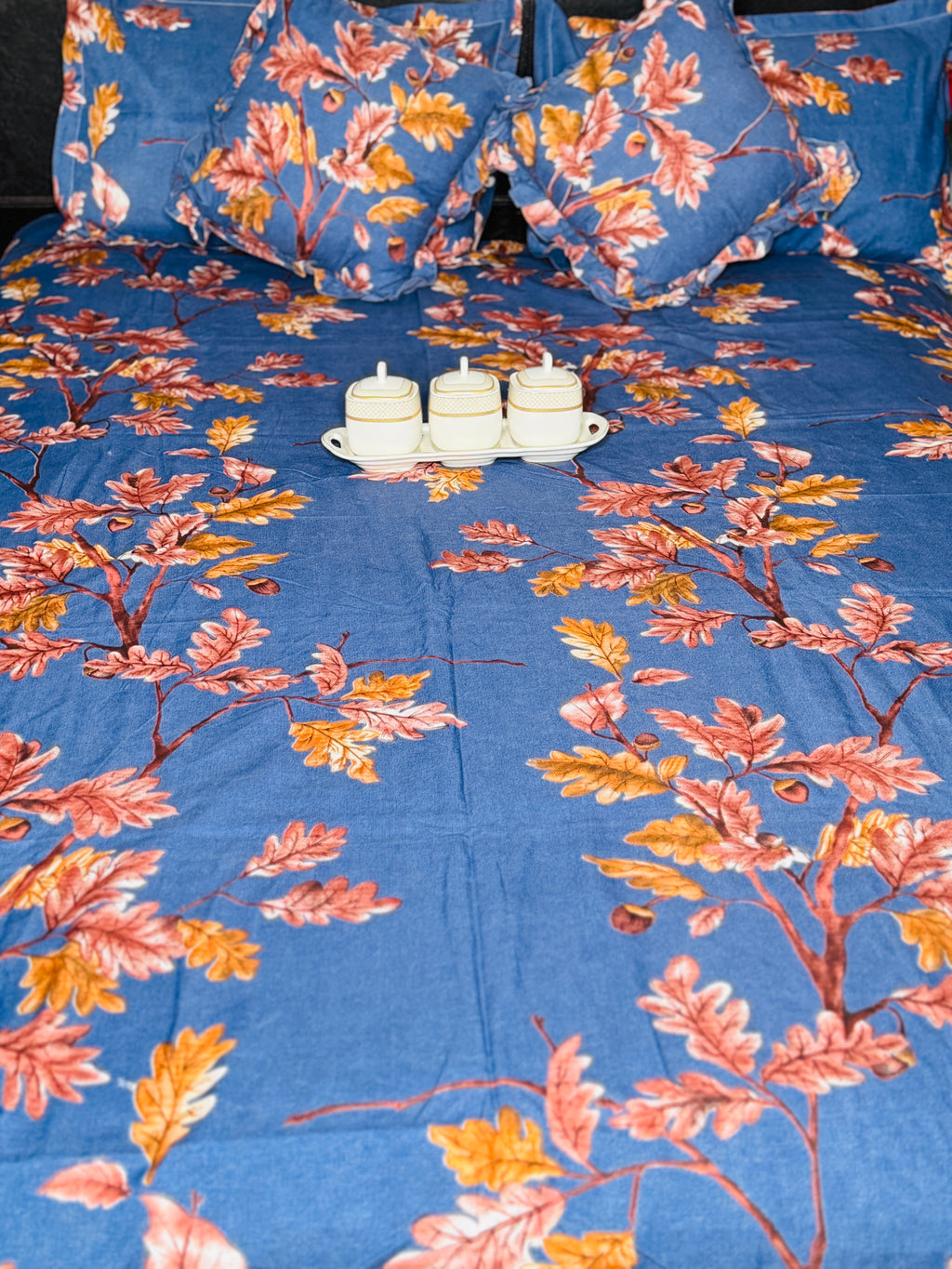Autumn Queen Sized Bedsheet | Simzdesignzz |