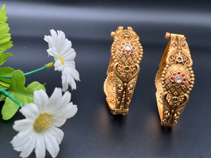 Jaipuri High Quality Antique Meenakari  Bangles | Bollywood Style| Simzdesignz|