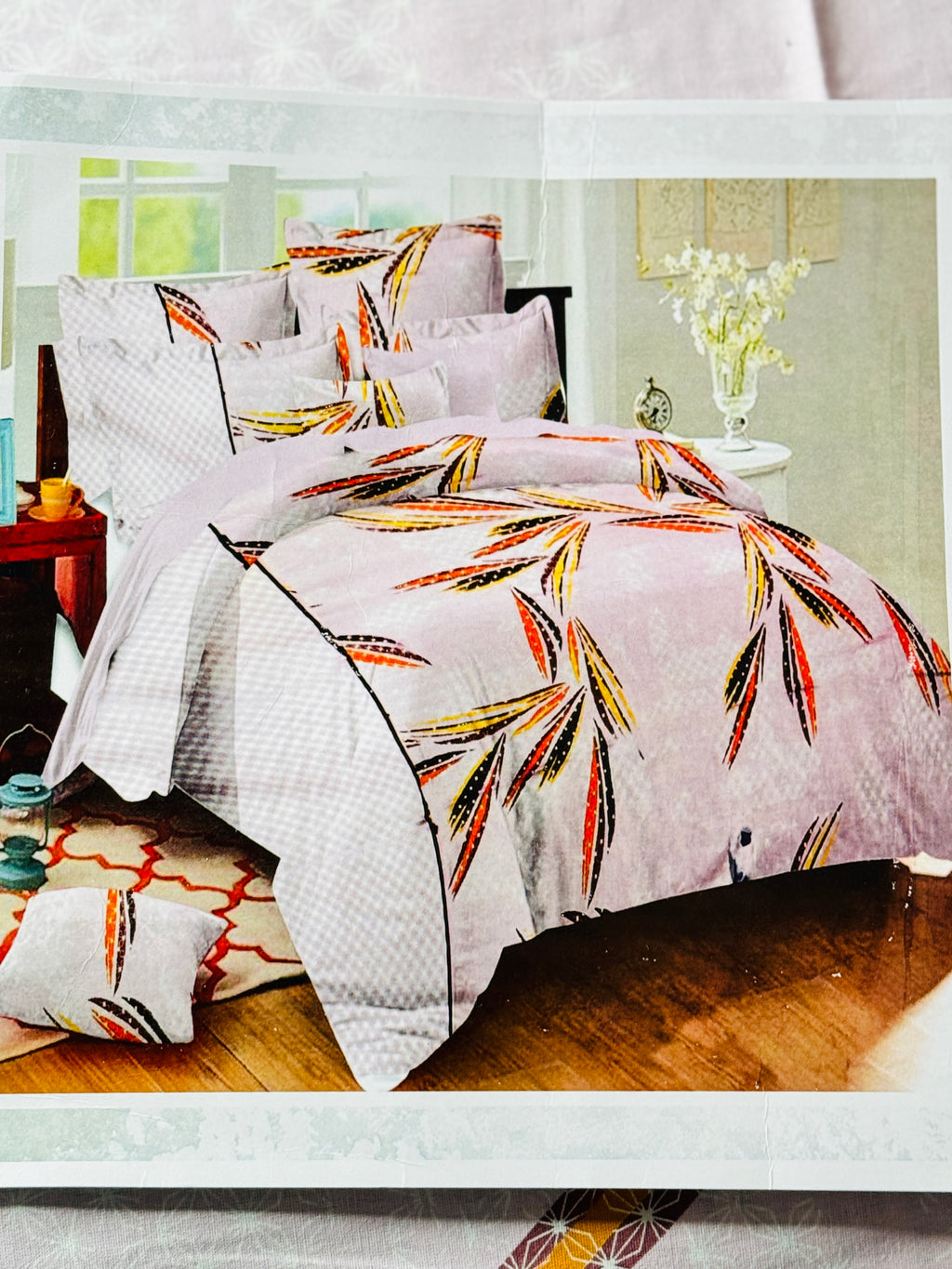 Baby Pink King Sized Bedsheet | Simzdesignzz |