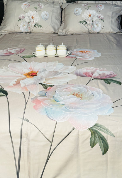 Hand-Painted Queen Bedsheet | Simzdesignzz |