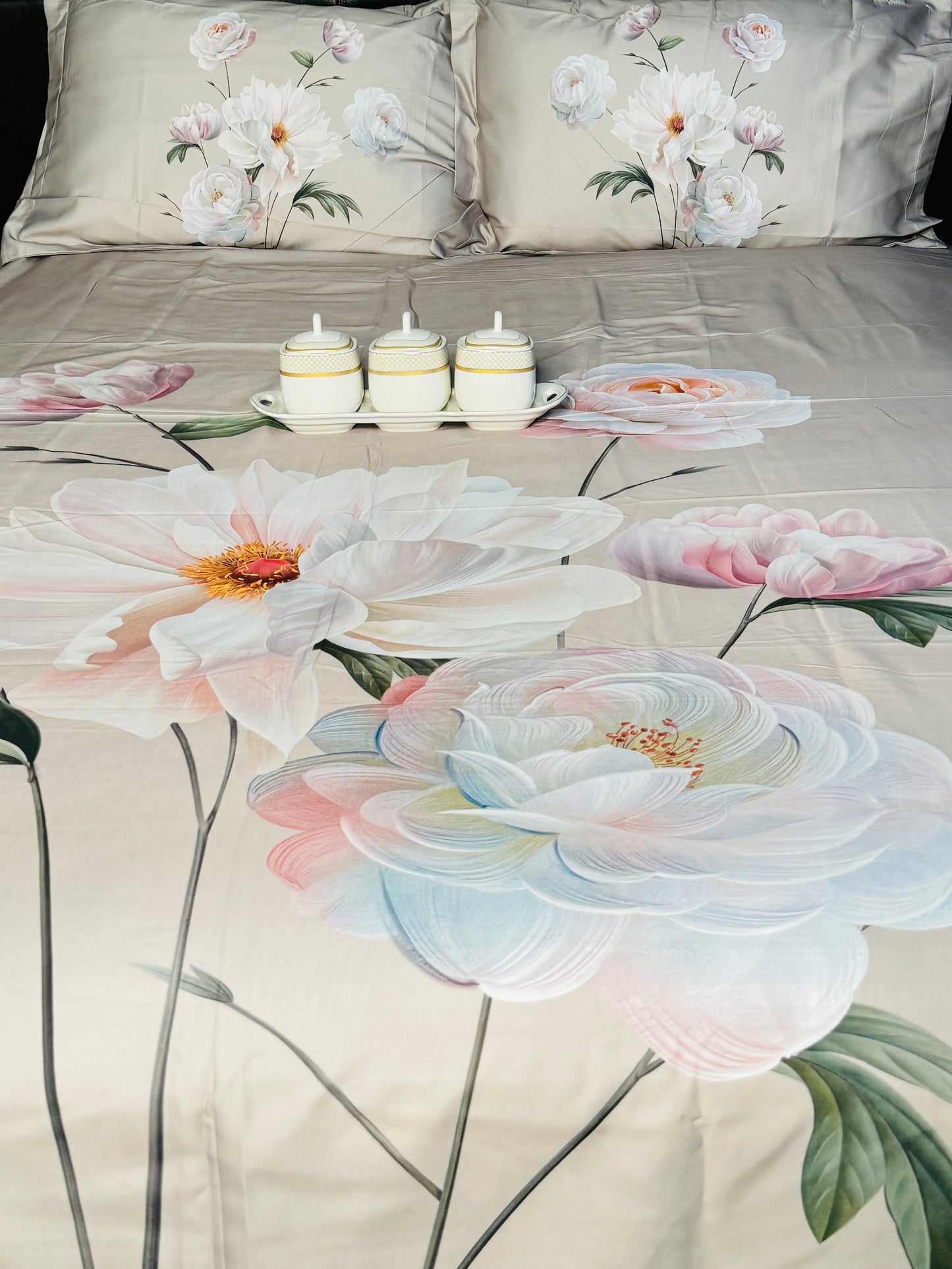 Hand-Painted Queen Bedsheet | Simzdesignzz |