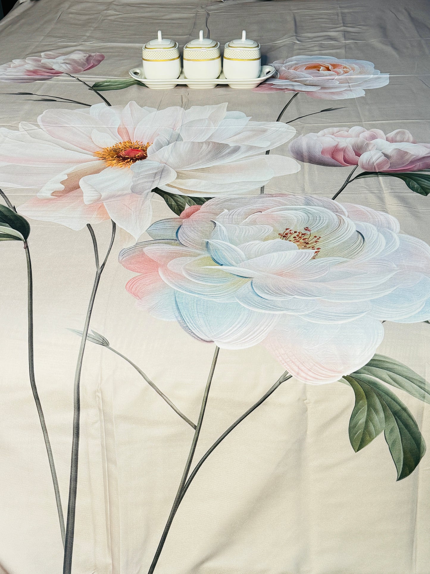 Hand-Painted Queen Bedsheet | Simzdesignzz |