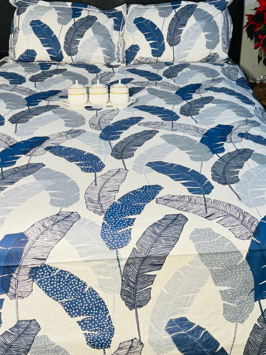 Feather-Look King Sized Bedsheet | Simzdesignzz |