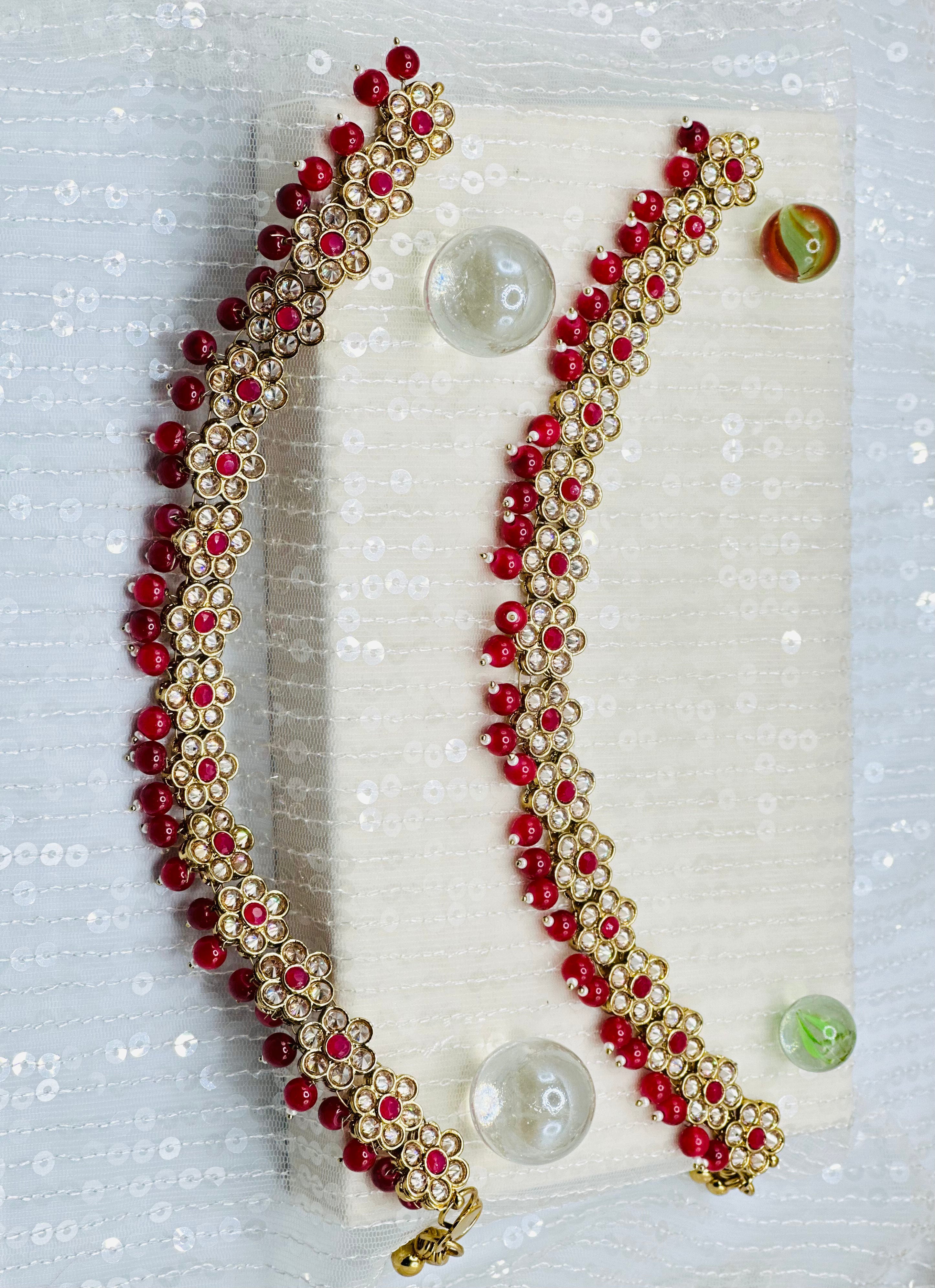 Flower Stone Anklets | Simzdesignzz |