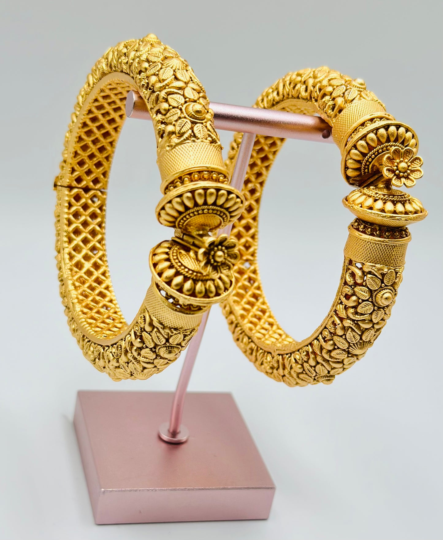 Gold-Antique Bangles | Simzdesignzz |