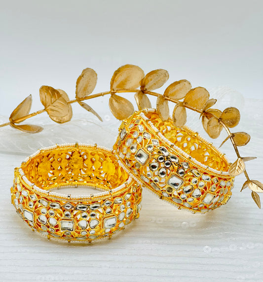 Pachi Kundan Bangles | Simzdesignzz |