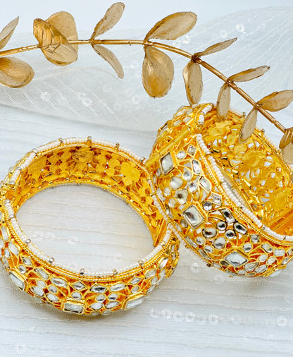 Pachi Kundan Bangles | Simzdesignzz |