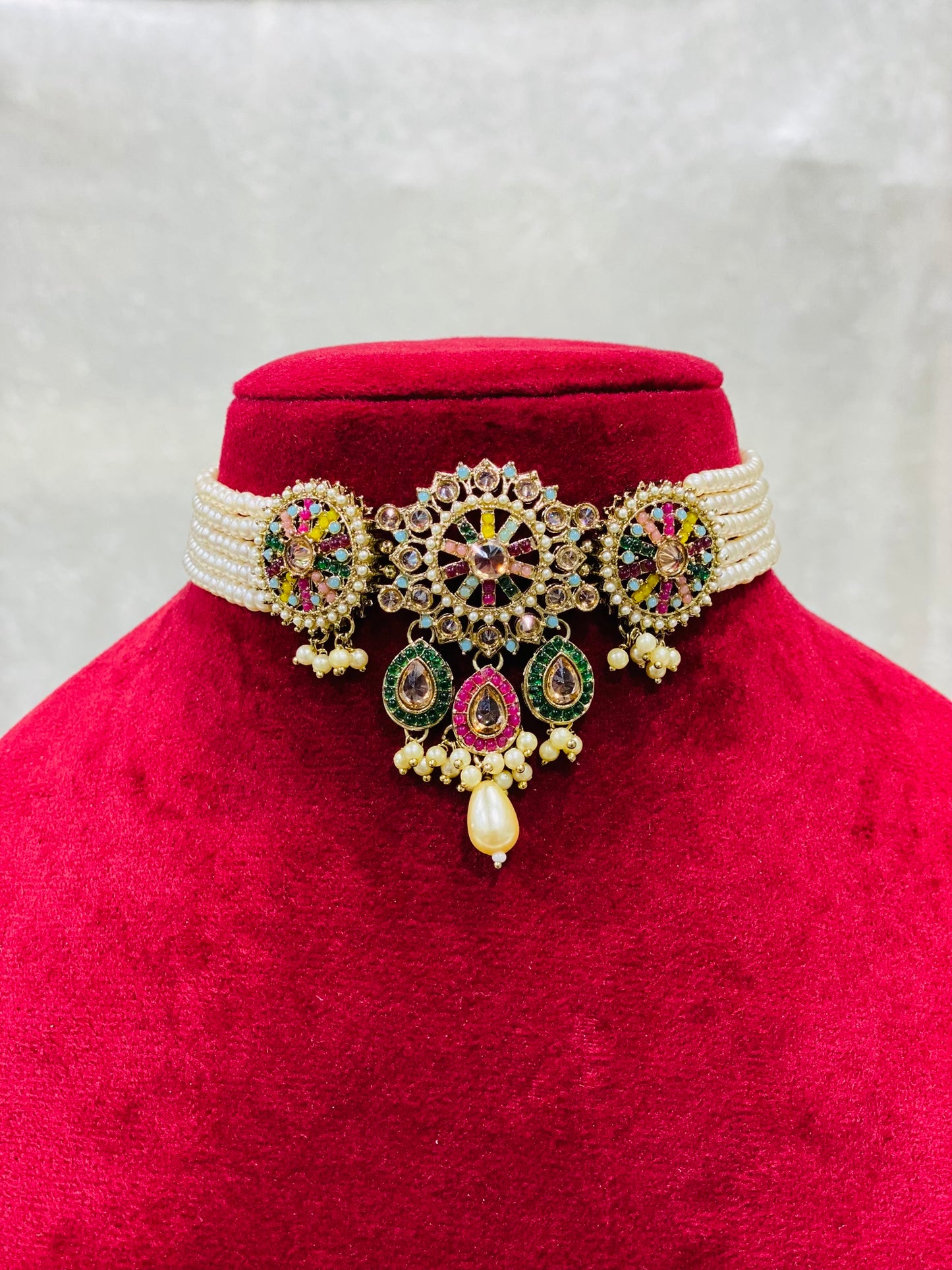 SUJATA CHOKER POLKI NECKLACE| SIMZDESIGNZ |