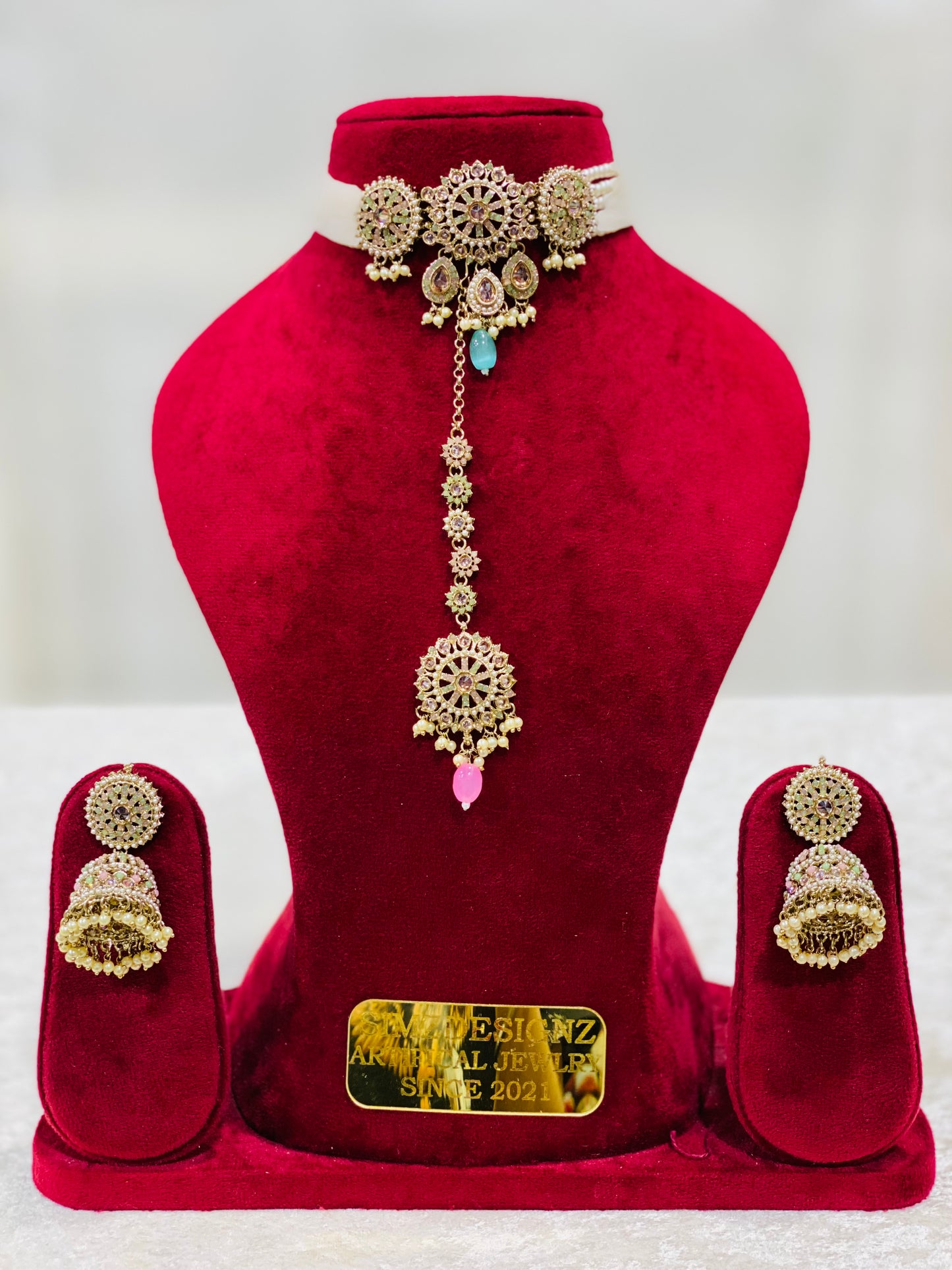 SUJATA CHOKER POLKI NECKLACE| SIMZDESIGNZ |