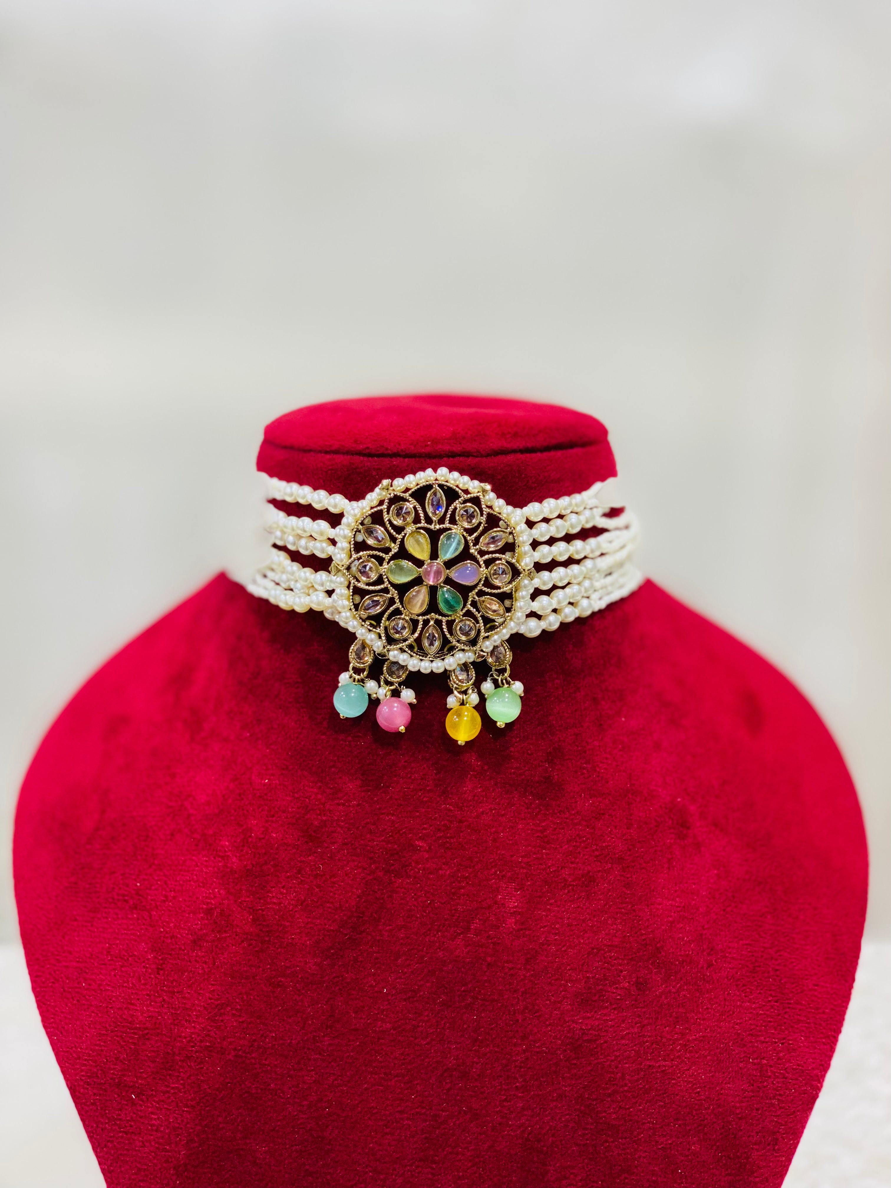 SOUNITA POLKI CHOKER NECKLACE | SIMZDESIGNZ|