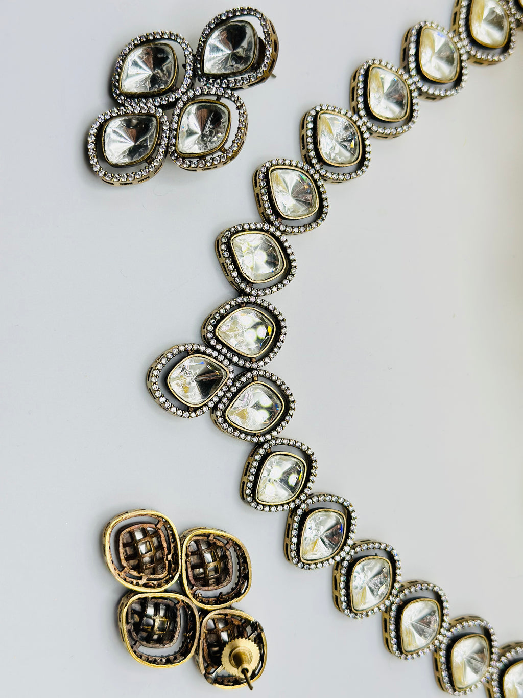 Zeedat High Quality Polki Necklace | Simzdesignzz |