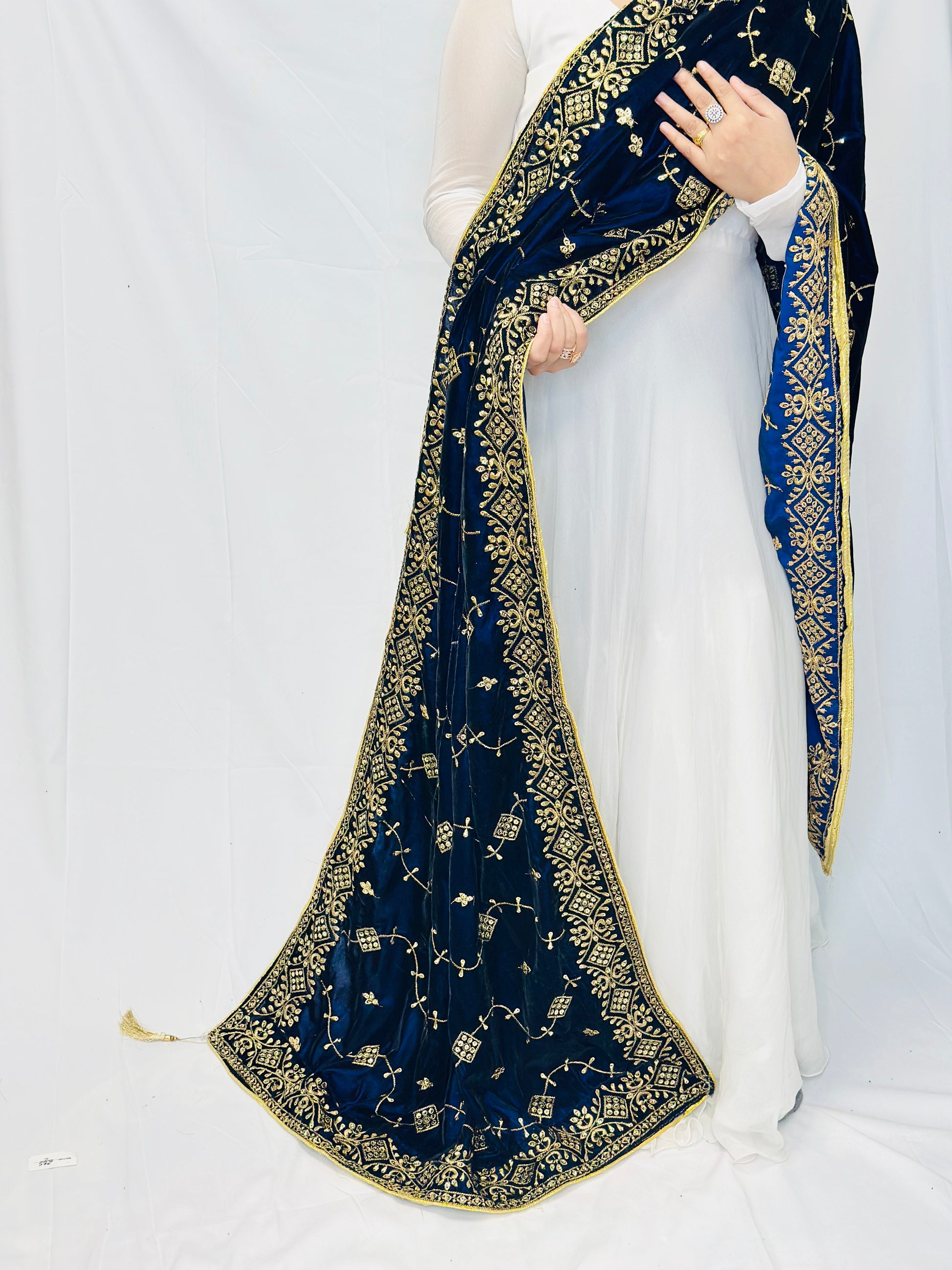 Amber Velvet Shawl | Simzdesignzz |