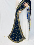 Amber Velvet Shawl | Simzdesignzz |