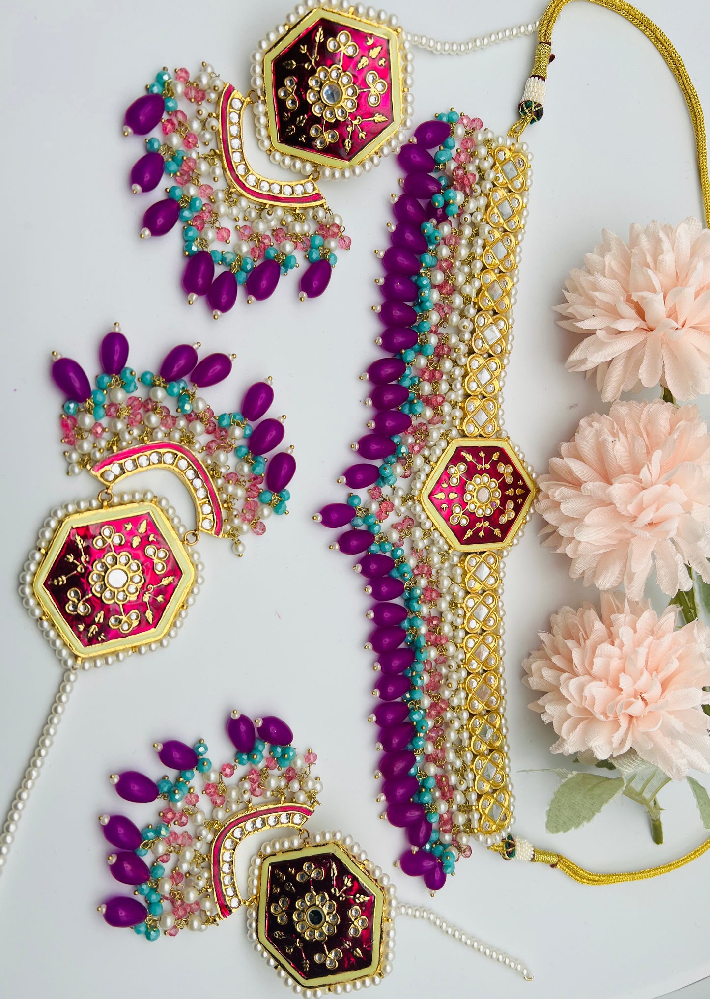 Stunning Thappa Kundan Necklace | Simzdesignzz |