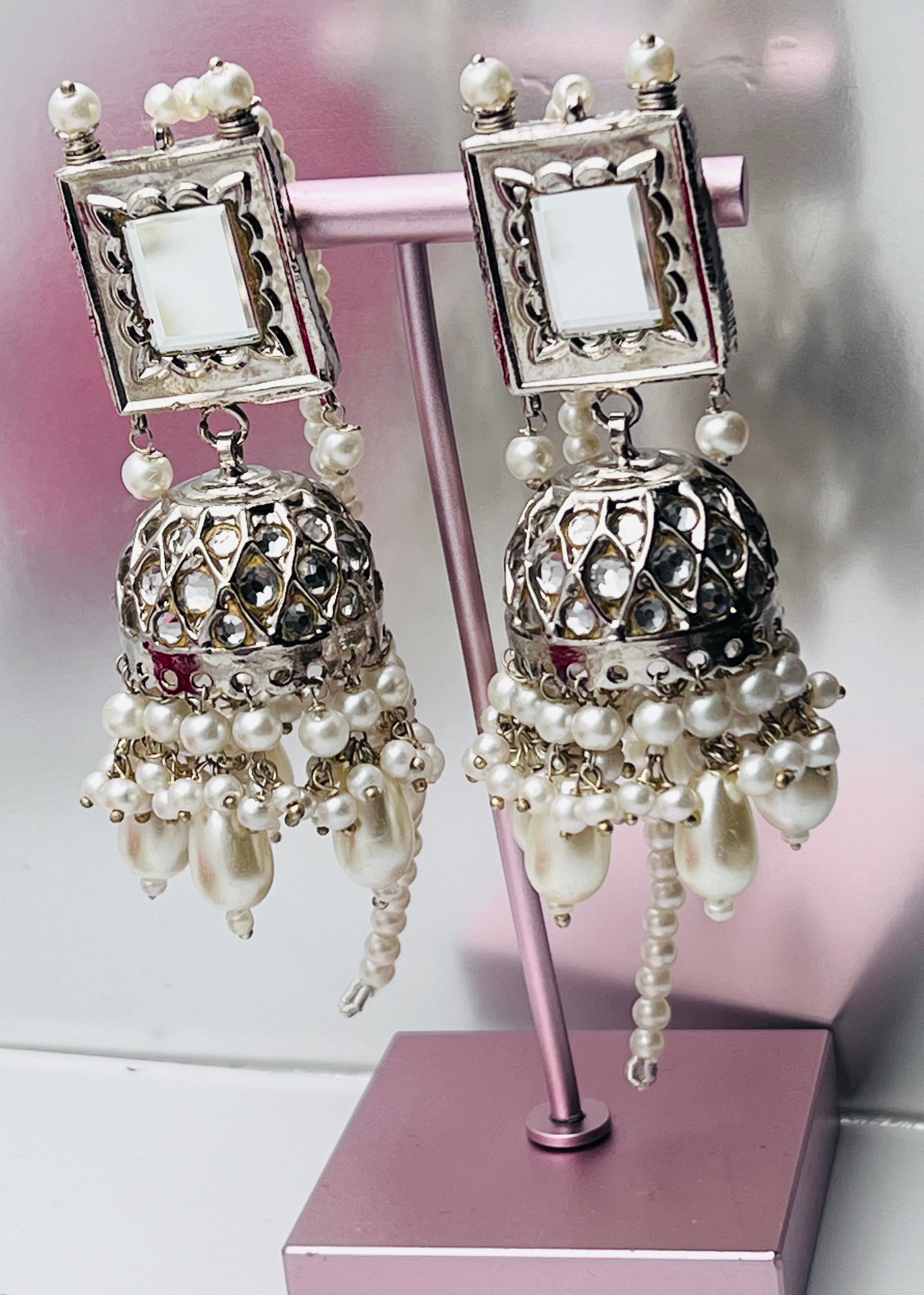 Beautiful Pakistani Necklace With Mirror Work | Simzdesignzz |