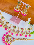 Riwaz Kundan Polki Necklace Set | Lightweight | Simzdesignz |