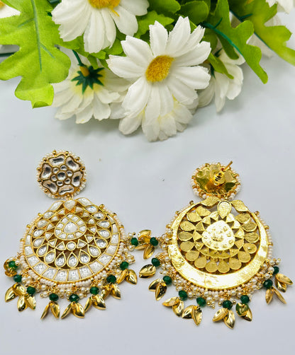 Sidak Pachi Kundan Earrings | Simzdesignzz |