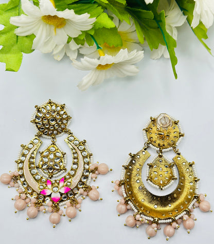 Saanjh Meenakari Earrings | Simzdesignzz |