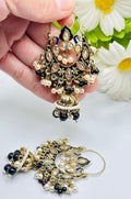 Anya Meenakri Jhumki Earrings | Simzdesignzz |
