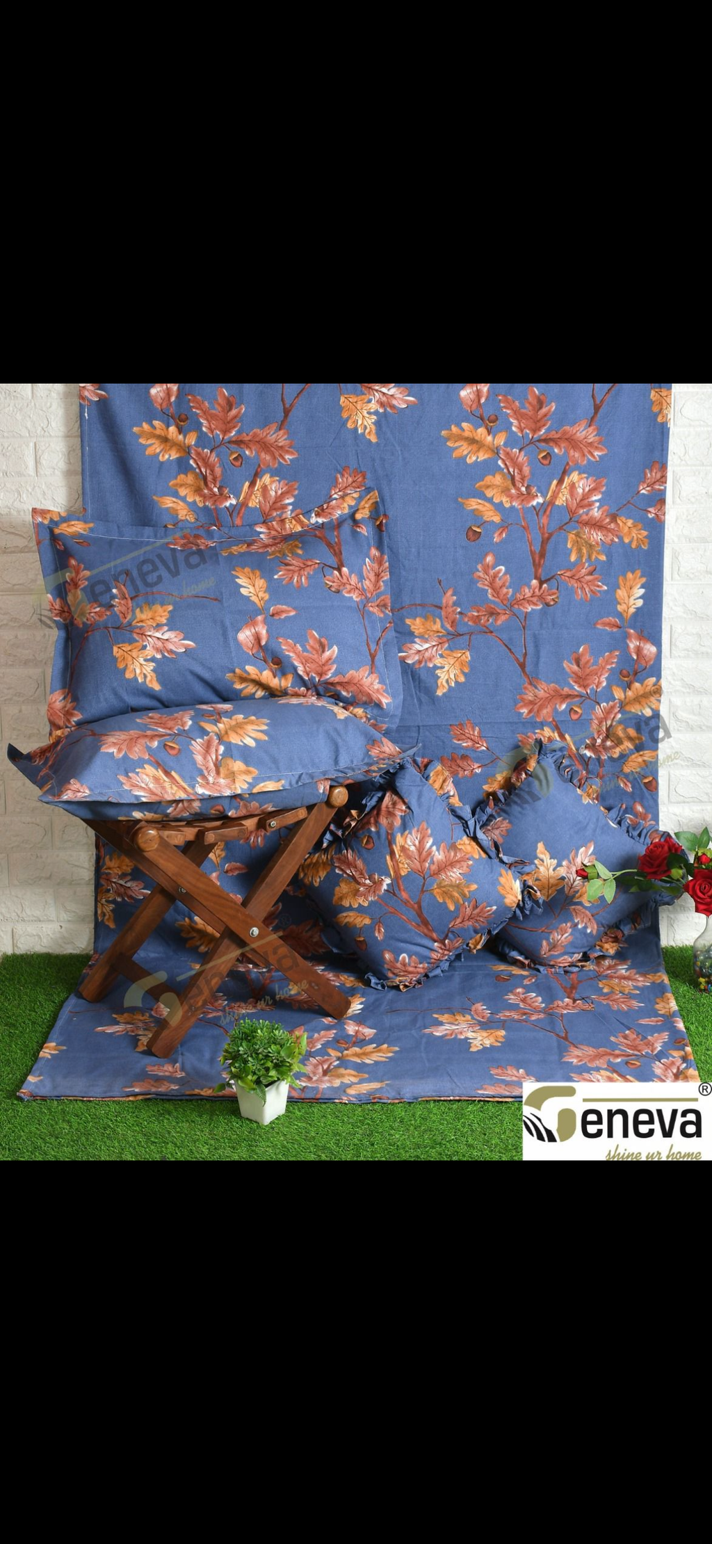 Autumn Queen Sized Bedsheet | Simzdesignzz |